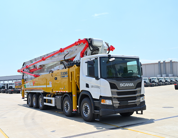 XCMG Schwing concrete pump truck HB62V 62m concrete truck with scania chassis price